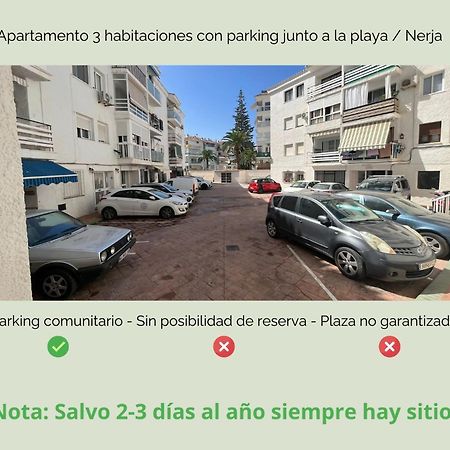 Apartamento 3 Hab Con Parking Junto A La Playa Nerja Exterior photo