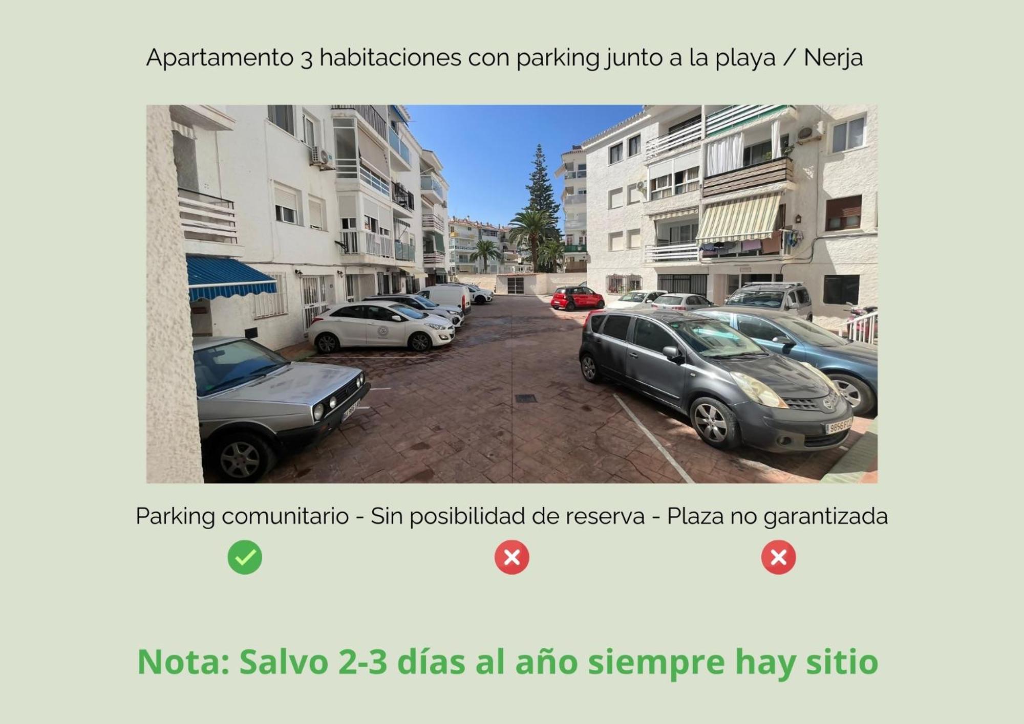 Apartamento 3 Hab Con Parking Junto A La Playa Nerja Exterior photo